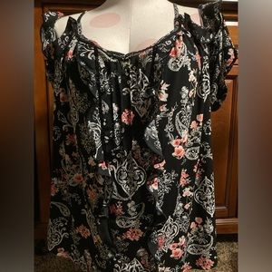 White House Black Market cold-shoulder top